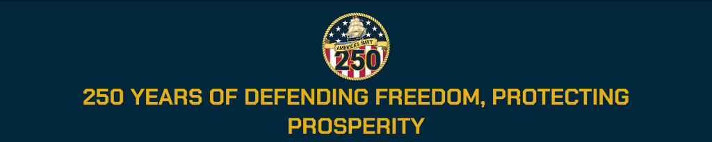 Navy anniversary mark
